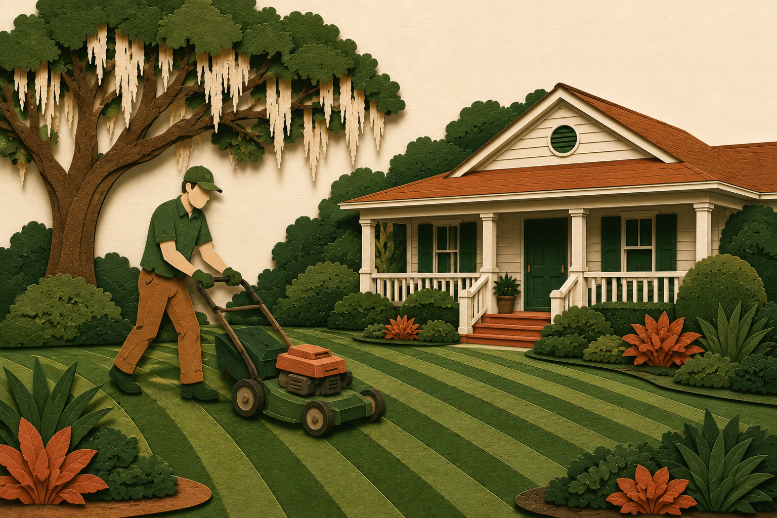 Professional lawn mowing service in Johns Island SC